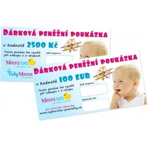 Mamitati.cz Dárkový poukaz Mamitati.cz v hodnotě 2500kč/100eur