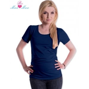 Be MaaMaa Triko JOLY bavlna nejen pro těhotné - navy jeans, vel. L/XL