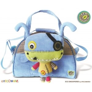 EcoSnoopers Stylová dětská taška Monster - sv. modrá