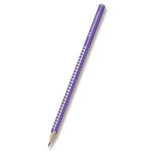 Grafitová tužka Faber-Castell Sparkle - perleťové odstíny fialová