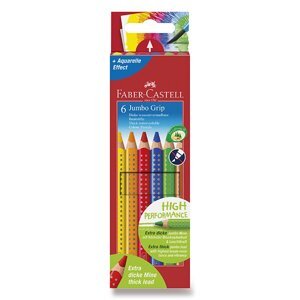 Pastelky Faber-Castell Jumbo Grip 6 barev