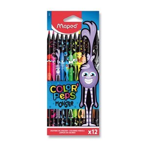 Pastelky Maped Color'Peps Monster 12 barev