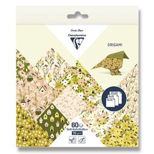 Sada papírů Clairefontaine Origami Spring, 60 listů