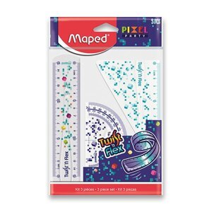 Sada Maped Twist´n Flex Pixel Party 3dílná sada