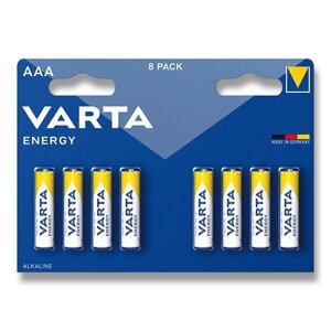 Baterie Varta Energy AAA, LR03 / 1,5V, blistr, 8 ks