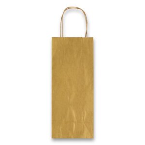 Dárková taška Allegra zlatá, lahev