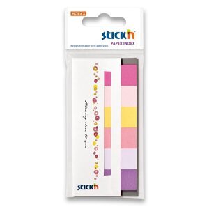 Samolepicí záložky Stick'n Paper Index spring, 45 x 15 mm, 6 x 30 ks