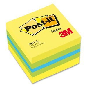 Samolepicí mini bloček 3M Post-it 2051L 51×51 mm, 400 l. citrónový