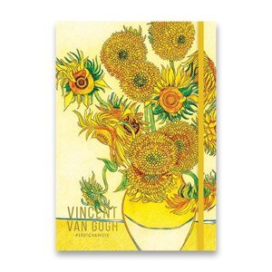 Náčrtník Shkolyaryk Sketch & Note Art A5, tečkovaný, 80 listů, Van Gogh nebo G. Klimt
