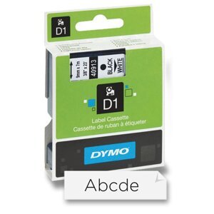 Originální polyesterové pásky Dymo D1 pro štítkovače LabelManager černá / bílá