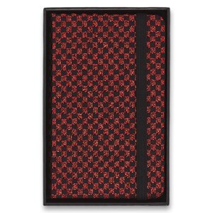 Zápisník Moleskine Holiday Shine Red - tvrdé desky XS, čistý, černočervený