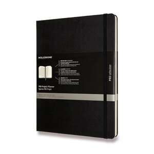 Zápisník Moleskine PRO Project Planner XL, černý