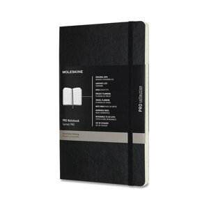 Zápisník Moleskine Professional - měkké desky černý