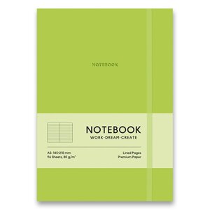 Zápisník Shkolyaryk Genius - tvrdé desky zelený