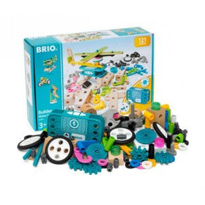 Brio Builder - stavebnice sada s motorem - 120 ks