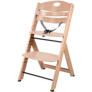 babyGO Family XL rostoucí jídelní židlička wood