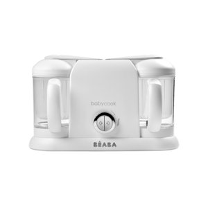 BEABA kuchyňský robot Babycook ® Plus 4 - v 1 bílé / stříbrné