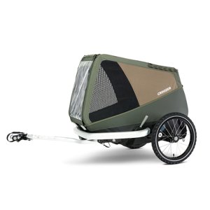 CROOZER Enna Moss vozík za kolo pro psy zelený
