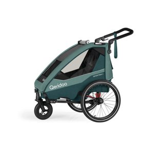 Qeridoo ® Sportrex 1 dětský vozík za kolo Limited Edition Mineral Blue