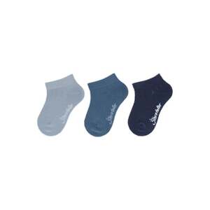Sterntaler Ponožky Sneaker 3-pack rib grey-blue