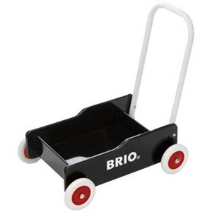 Černý vozíček - chodítko BRIO