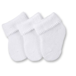 Sterntaler Ponožky pro novorozence 3 páry bílé
