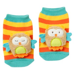 FEHN Chrastící ponožky, sova - Sleeping Forest