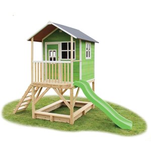 EXIT Dřevěný domeček Loft 500, zelený