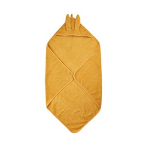 Pippi Ručník s kapucí Mineral Yellow 83 x 83 cm