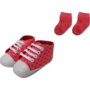 HÜTTE & CO boty / ponožky set růžová