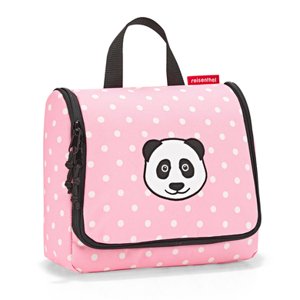 reisenthel ® toaletní taška pro děti panda puntíky růžová