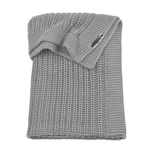 Meyco Dětská deka pletená Herringbone šedá 100 x150 cm