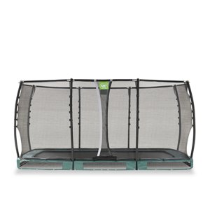 Trampolína EXIT Allure Premium Floor 244x427cm - zelená