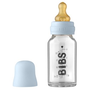 Bibs Baby Bottle skleněná láhev 110 m, modrá
