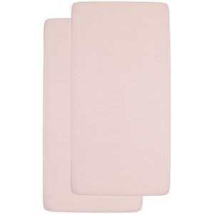Meyco ProstÄ›radlo Jersey Fitted Sheet 2 Pack 40 x 80 / 90 Soft Pink