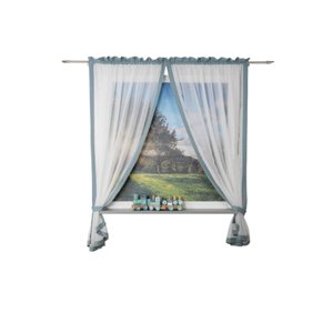 Be Be 's Collection Záclona smyčka šátek 2-dílný Frog King 100x170 cm