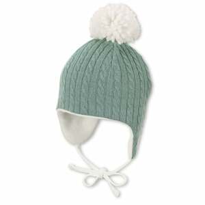 Sterntaler Inca Hat Cable Knit Green