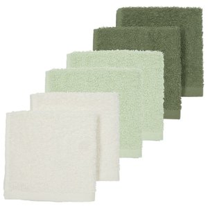 MEYCO OdĹ™Ă­hnutĂ­ 6-pack Off white /Soft Green / Forest Green